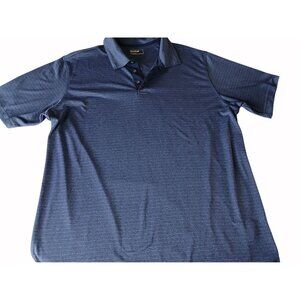 Bollé Mens Polo Shirt Blue Size XXL Performance Golf Shirt Short Sleeve